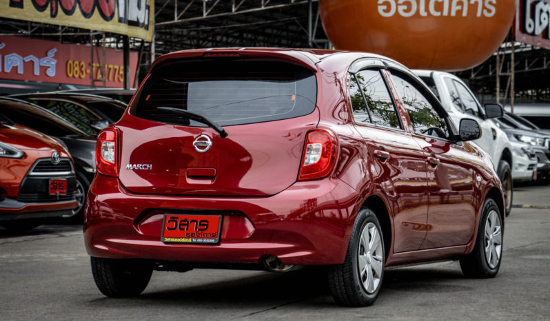 2019 NISSAN MARCH 1.2 E สีแดง AT