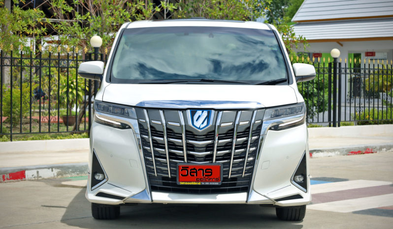 2019 TOYOTA ALPHARD 2.5 HYBRID E-FOUR สีขาว AT full