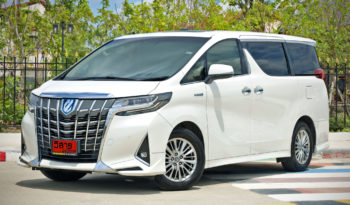 2019 TOYOTA ALPHARD 2.5 HYBRID E-FOUR สีขาว AT full