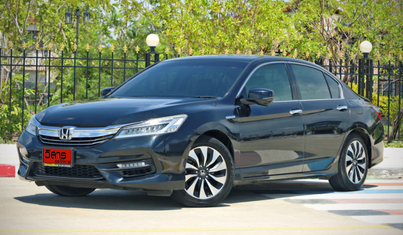 2017 HONDA ACCORD 2.0 HYBRID เกียร์ E-CVT สีดำ