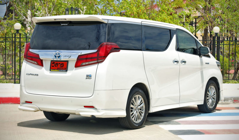 2019 TOYOTA ALPHARD 2.5 HYBRID E-FOUR สีขาว AT full