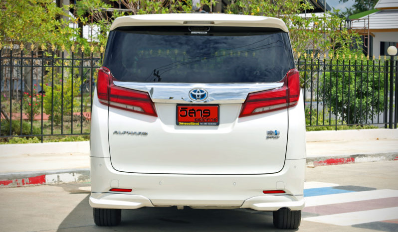 2019 TOYOTA ALPHARD 2.5 HYBRID E-FOUR สีขาว AT full