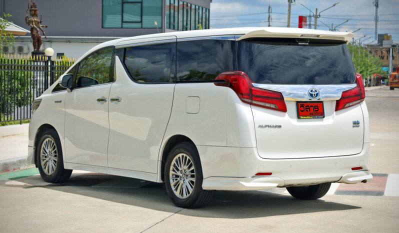 2019 TOYOTA ALPHARD 2.5 HYBRID E-FOUR สีขาว AT full